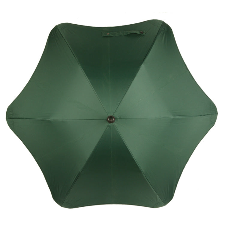 Hexagonal luxury umbrella with rounded corners – windproof & stylish