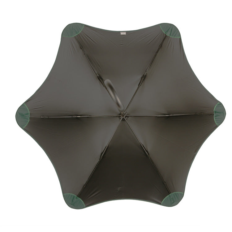 Hexagonal luxury umbrella with rounded corners – windproof & stylish