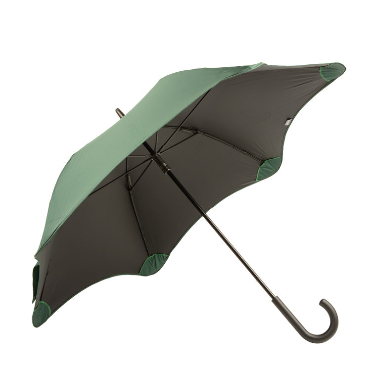 Hexagonal luxury umbrella with rounded corners – windproof & stylish