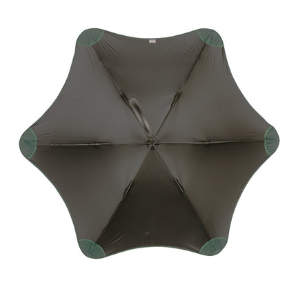 Hexagonal luxury umbrella with rounded corners – windproof & stylish